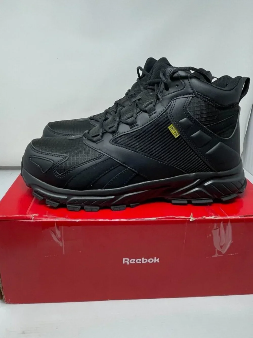Reebok Hyperium Work Trail Hiker Boots RB3263 Men's 11.5 CushGuard NEW